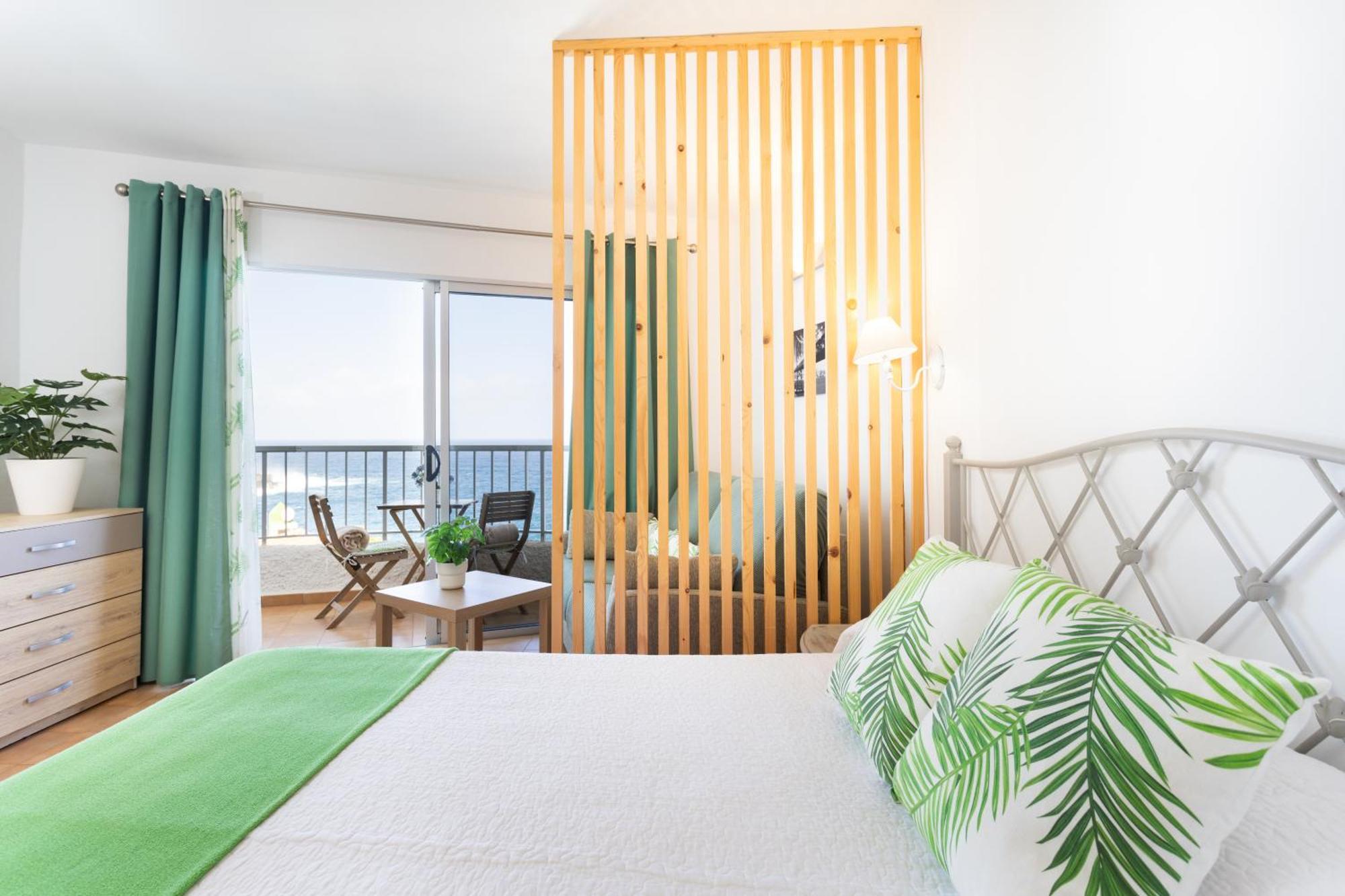 Cozy Seafront Studio With Balcony & Ocean Views San Marcos  Eksteriør billede