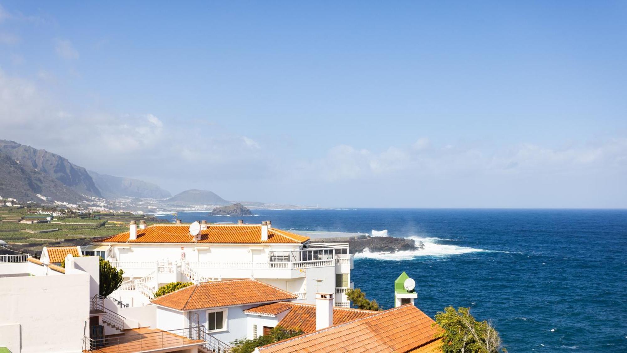 Cozy Seafront Studio With Balcony & Ocean Views San Marcos  Eksteriør billede