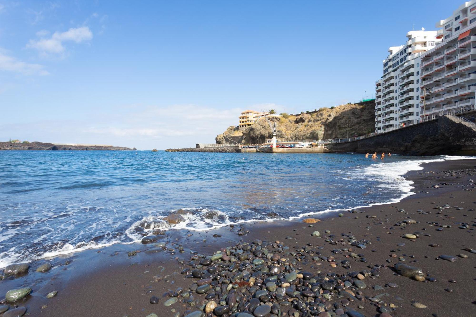 Cozy Seafront Studio With Balcony & Ocean Views San Marcos  Eksteriør billede